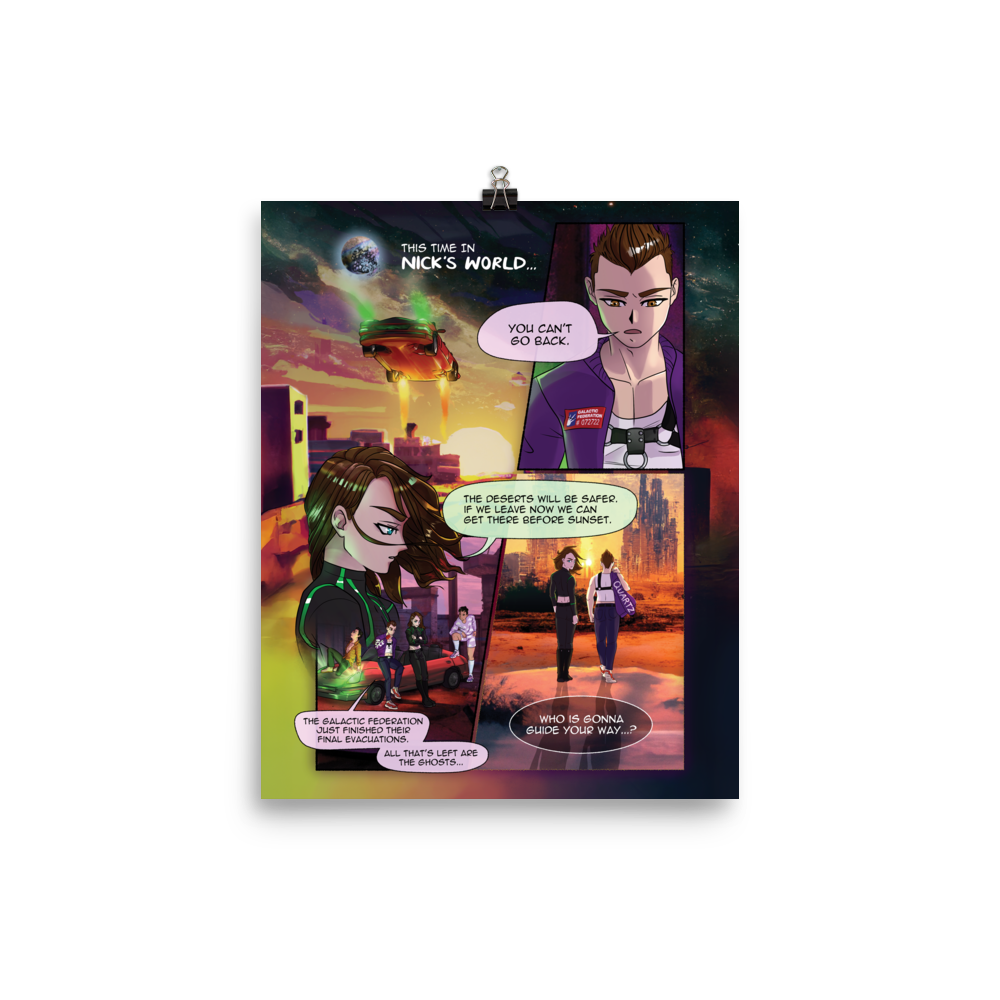 GHOST // Comic Panel (Matte Print)