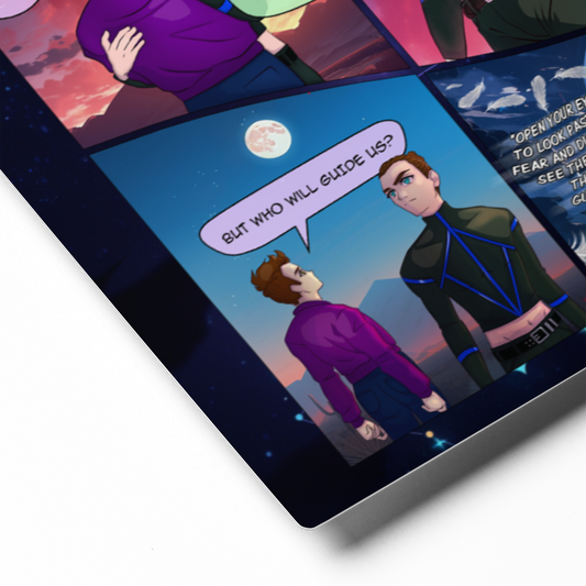 GAME // Comic Panel (Metal Print)